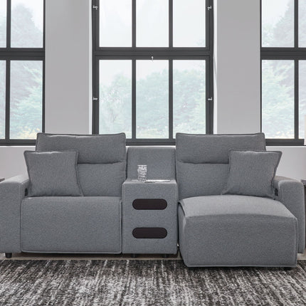 Modmax II - Reclining Sectional - Salt And Pepper