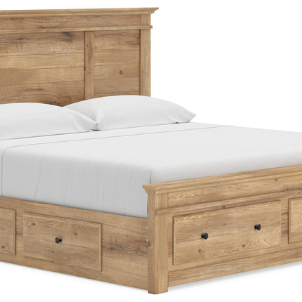 Makidern - Panel Storage Bed