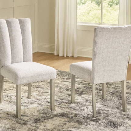 Larawyn - Dining Upholstered Side Chair (Set of 2) - Bisque