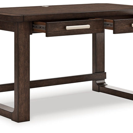 Breckington - Home Office Desk - Dark Brown
