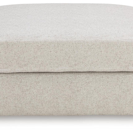 Kestrie - Oversized Accent Ottoman - Feathered