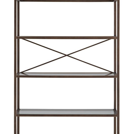 Bernonly - Bookcase - Antique Bronze Finish
