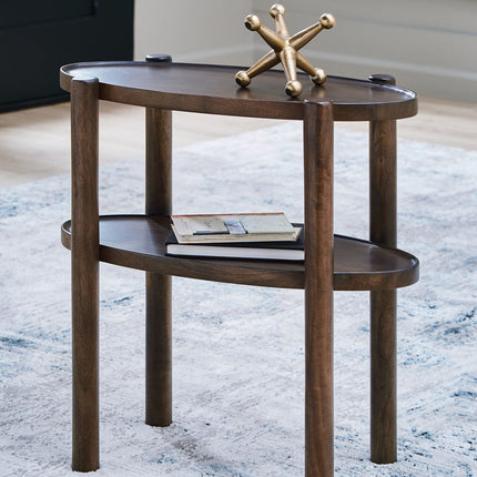 Wiattbury - Accent Table - Gray Brown