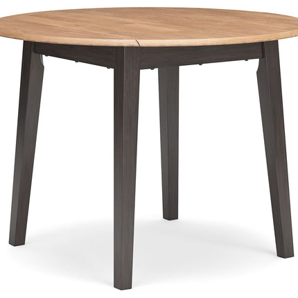 Gesthaven - Round Dining Room Drop Leaf Table Set