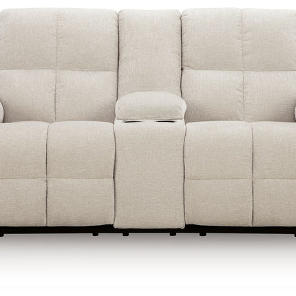 Orlen - Double Reclining Loveseat With Console - Winter