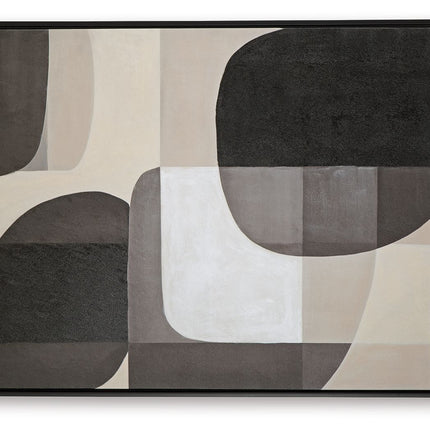 Kesleigh - Wall Art - Black / White