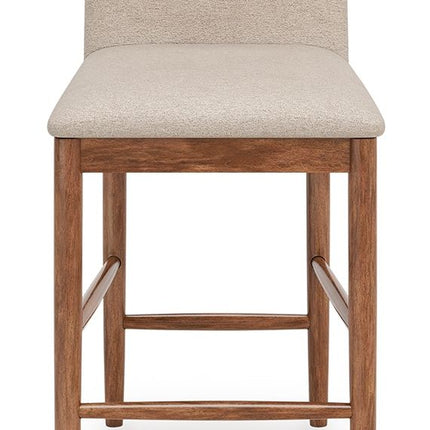 Isanti - Upholstered Barstool (Set of 2) - Light Brown