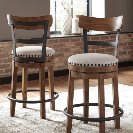 Valebeck - Full Back Swivel Stool