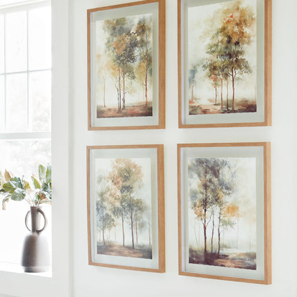 Bryneford - Wall Art Set (Set of 4) - Multi