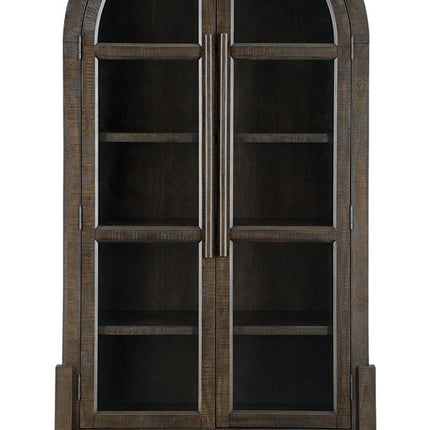 Benhall - Accent Cabinet - Dark Brown