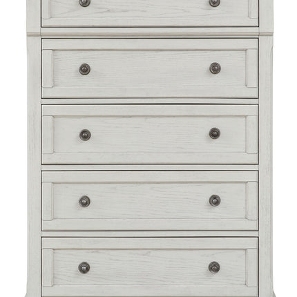 Robbinsdale - Five Drawer Chest - Antique White
