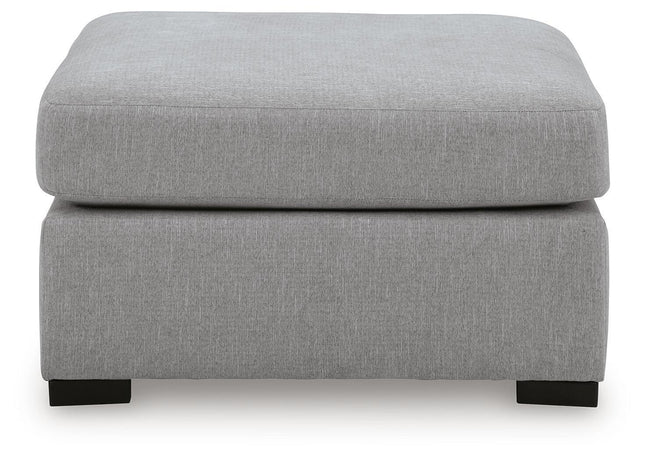 Lakepoint - Oversized Accent Ottoman - Nickel