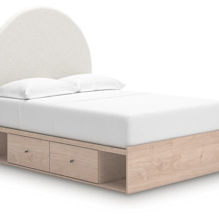 Arloster - Upholstered Panel Bed