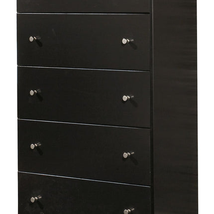 Maribel - Five Drawer Chest - Black