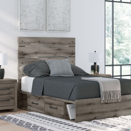 Graystorm - Panel Storage Bed