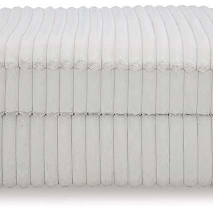 Stupendous - Oversized Accent Ottoman - Alloy