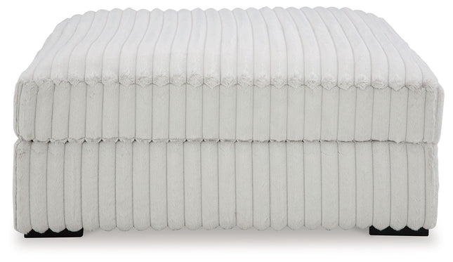 Stupendous - Oversized Accent Ottoman - Alloy