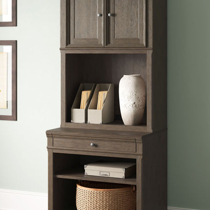 Janismore - Bookcase - Weathered Gray