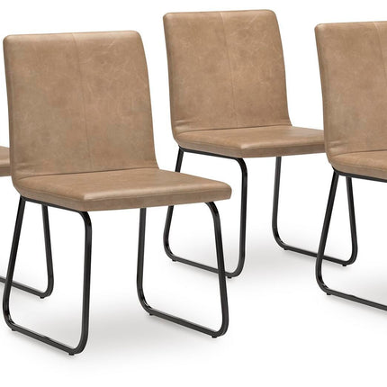 Pharwynn - Dining Upholstered Side Chair (Set of 4) - Toast