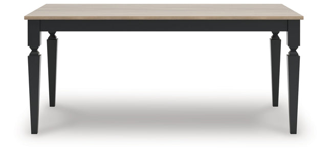 Brenkerton - Rectangular Dining Room Table - Grayish Brown / Black