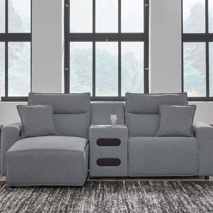 Modmax II - Reclining Sectional - Salt And Pepper