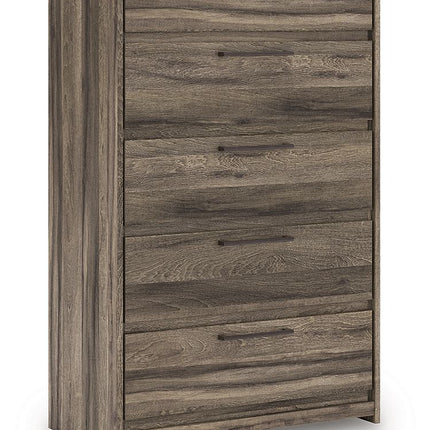 Elbrim - Five Drawer Chest - Brown