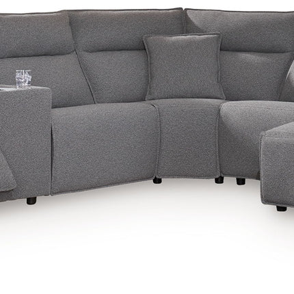 Modmax II - Reclining Sectional - Salt And Pepper