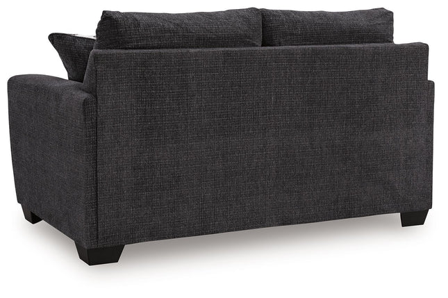 Loreo - Loveseat - Ebony