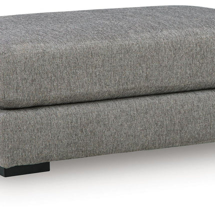 Creston Heights - Oversized Accent Ottoman - Smolder