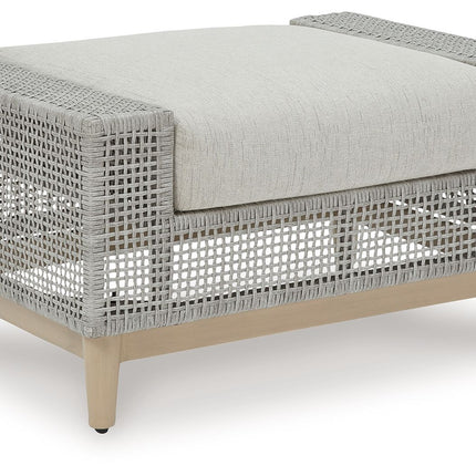 Seton Creek - Ottoman With Cushion - Gray