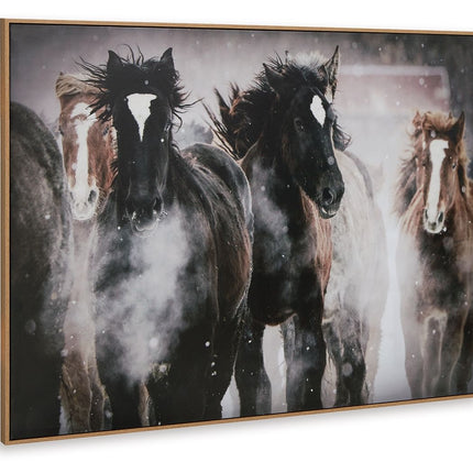 Chaseburn - Wall Art - Brown / Black / White