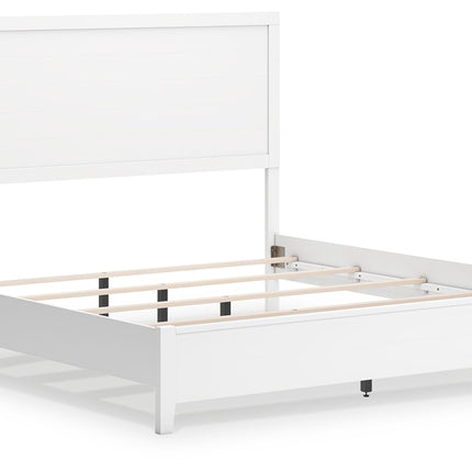 Binterglen - King Panel Bed - White