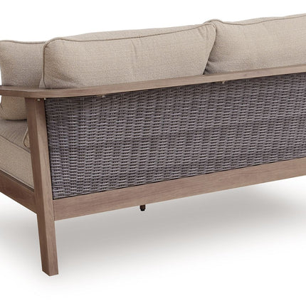 Harmony Headlands - Loveseat With Cushion - Natural / Gray