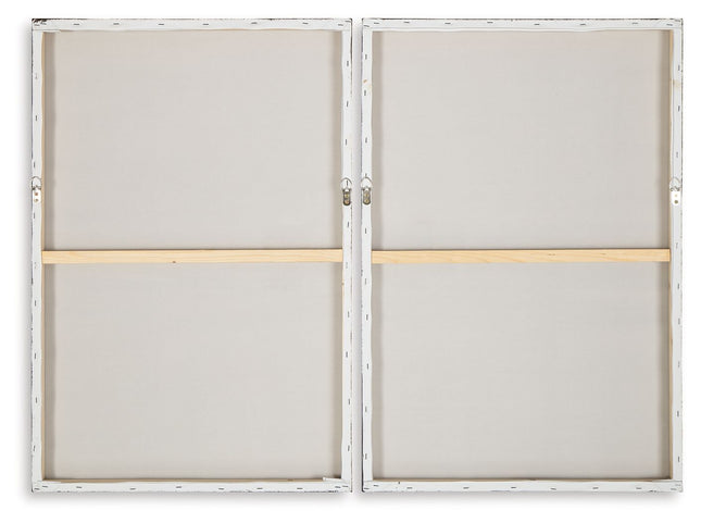 Brockdunn - Wall Art Set (Set of 2) - Tan / Brown