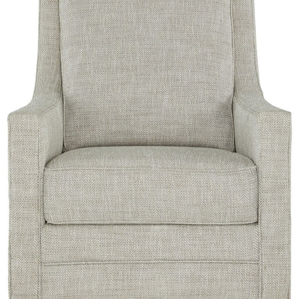 Kambria - Swivel Glider Accent Chair - Fog