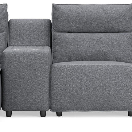Modmax II - Reclining Sectional - Salt And Pepper