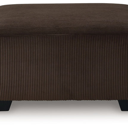 Kimlee - Oversized Accent Ottoman - Chocolate