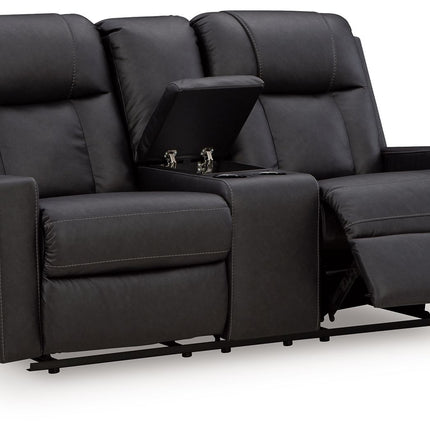 Mackmenville - Double Reclining Loveseat With Console