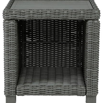 Elite Park - Square End Table - Gray