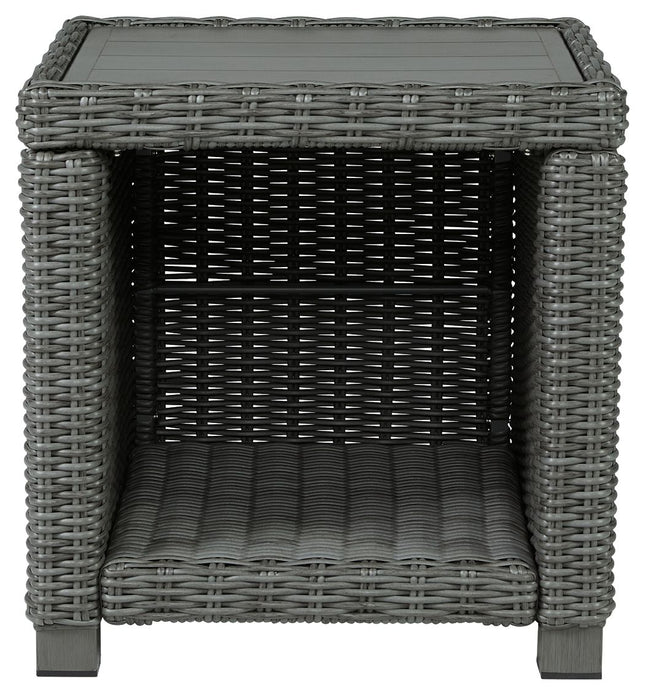 Elite Park - Square End Table - Gray