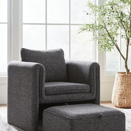 Vreni - Accent Chair - Charcoal / Black