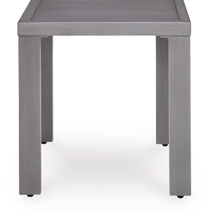 Half Moon Beach - Square End Table - Gray