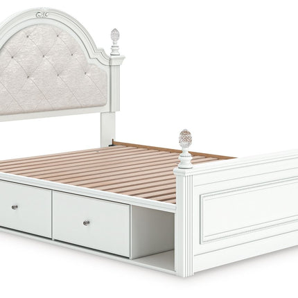Kozlani - Upholstered Panel Storage Bed