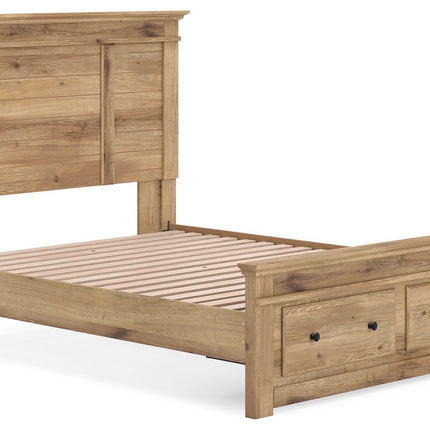 Makidern - Panel Storage Bed
