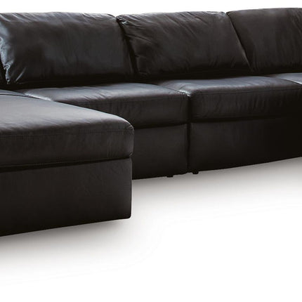 Modmax II - 4-Piece Double Chaise Sectional - Black