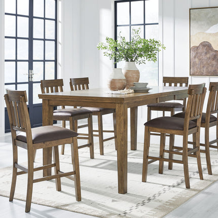 Urbinforte - Counter Height Extension Dining Table Set