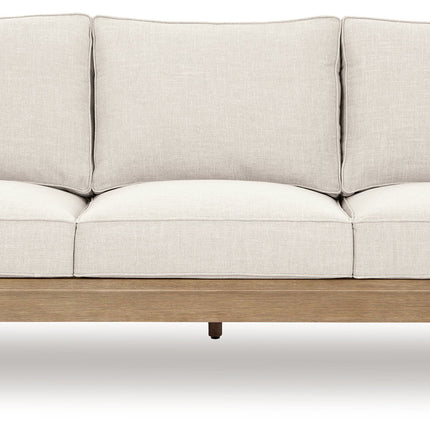 Carter Hall - Sofa With Cushion - Beige