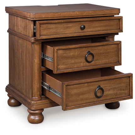 Rowlenstown - Three Drawer Night Stand
