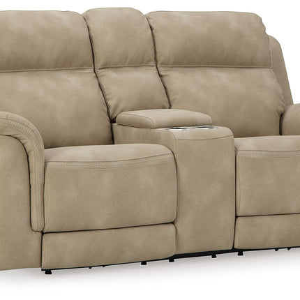 Next-Gen Durapella - Reclining Power Loveseat With Console