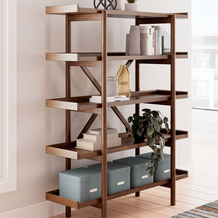 Lyncott - Bookcase - Brown
